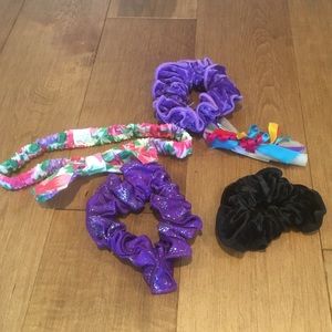 1990’s hair accessories bows scrunchies